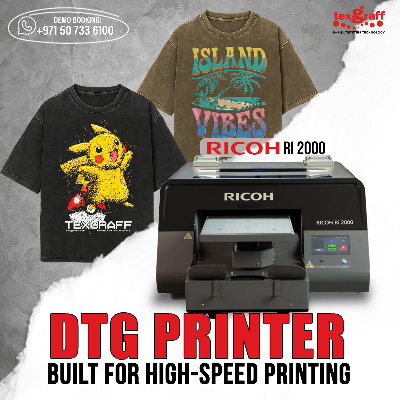 How does DTG Printer RICOH Ri2000 change your Printing Business?